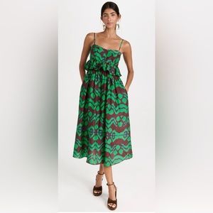 Ulla Johnson Amaliya Dress Malachite NWT Size 10